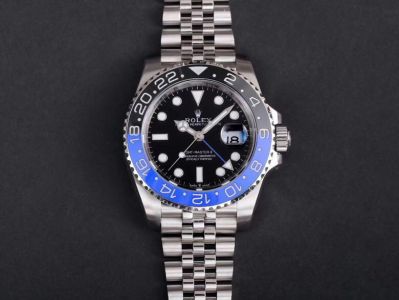 V9 Factory 904L Rolex GMT-Master II Black Dial Oyster Steel 40 MM 3186 Automatic Watch